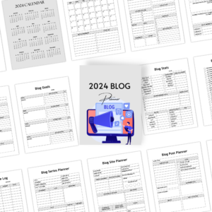 Blogging Planner Digital Printable