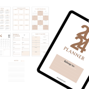 2024 Printable Digital Planner