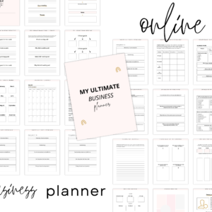 Online Business Planner Digital Printable